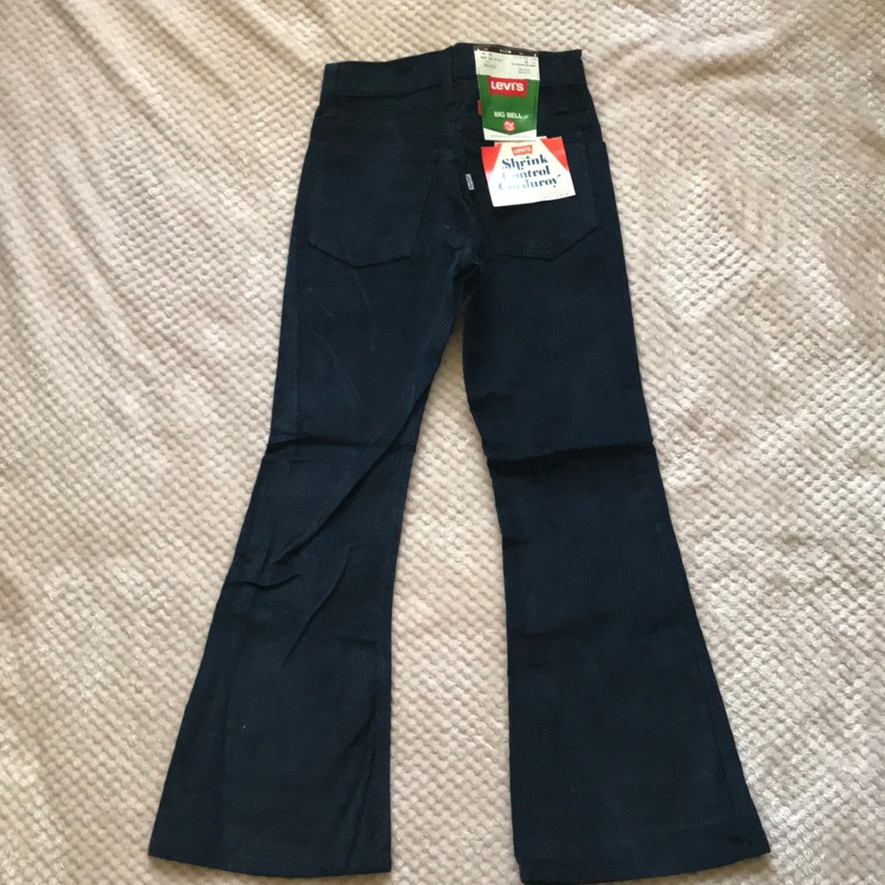 Vintage 70s Kids Levi's Corduroy Big Bell Bottom